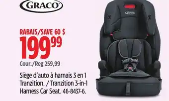 Canadian Tire Graco Tranzition 3-in-1 Harness Car Seat offer