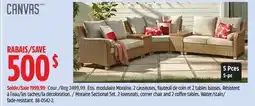 Canadian Tire Canvas Moraine Sectional Set offer