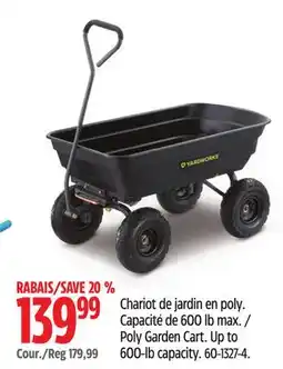 Canadian Tire Poly Garden Cart offer