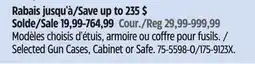 Canadian Tire Selected Gun Cases, Cabinet or Safe offer