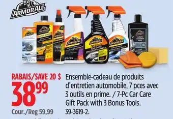 Canadian Tire ARMOR ALL Selected Car Cleaning Kit or Wipes offer