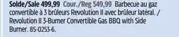 Canadian Tire Coleman Revolution II 3-Burner Convertible Gas BBQ with Side Burner offer