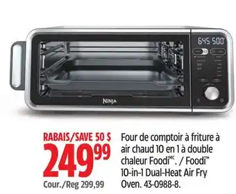 Canadian Tire Ninja Foodi 10-in-1 Dual-Heat Air Fry Oven offer