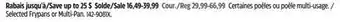Canadian Tire Selected Frypans or Multi-Pan offer