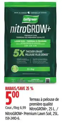Canadian Tire Golfgreen NitroGROW+ Premium Lawn Soil, 25L offer