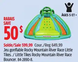 Canadian Tire Little Tikes Rocky Mountain River Race Bouncer offer