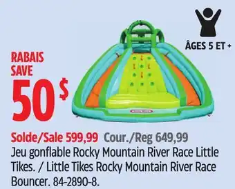 Canadian Tire Little Tikes Rocky Mountain River Race Bouncer offer