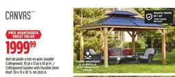 Canadian Tire Canvas Collingwood Gazebo with Durable Steel Roof offer