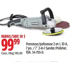 Canadian Tire Maximum 7˝ 2-in-1 Sander/Polisher, 10A offer