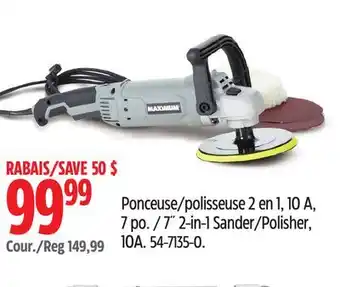 Canadian Tire Maximum 7˝ 2-in-1 Sander/Polisher, 10A offer