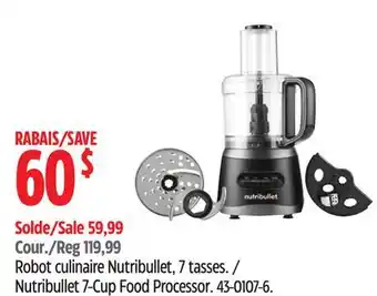 Canadian Tire Nutribullet 7-Cup Food Processor offer