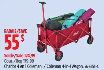 Canadian Tire Coleman 4-in-1 Wagon offer