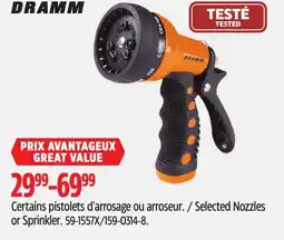 Canadian Tire Dramm Selected Nozzles or Sprinkler offer