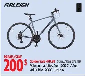 Canadian Tire Raleigh Aura Adult Bike, 700C offer