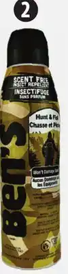 Canadian Tire Ben's Hunt & Fish Insect Repellent Gear Safe Scent Free offer