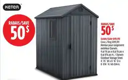 Canadian Tire Keter Darwin Outdoor Storage Shed offer