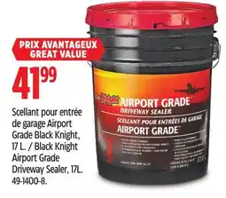 Canadian Tire Black Knight Airport Grade Driveway Sealer, 17L offer