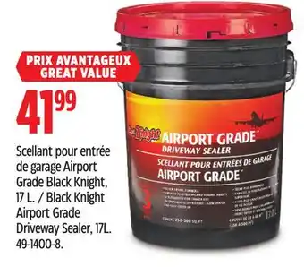 Canadian Tire Black Knight Airport Grade Driveway Sealer, 17L offer