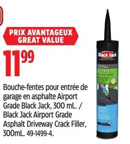Canadian Tire Black Jack Airport Grade Asphalt Driveway Crack Filler, 300mL offer