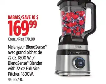 Canadian Tire BlendSense Blender with 72-oz Full-Size Pitcher offer