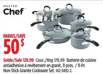 Canadian Tire 11-Pc Non-Stick Granite Cookware Set offer