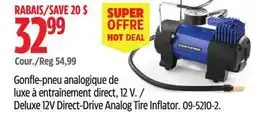 Canadian Tire Certified Deluxe 12V Direct-Drive Analog Tire Inflator offer