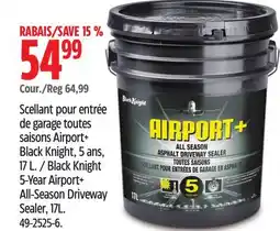 Canadian Tire Black Knight 5-Year Airport+ All-Season Driveway offer