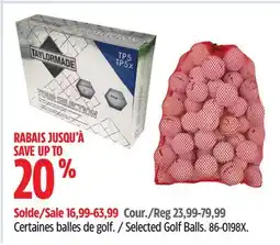 Canadian Tire Selected Golf Balls offer