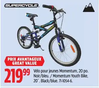 Canadian Tire Supercycle Momentum Youth Bike offer