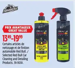 Canadian Tire Armor All Selected Red Bull Car Cleaning and Detailing Products offer
