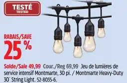 Canadian Tire CANVAS Montmarte Heavy-Duty 30´ String Light offer