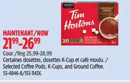 Canadian Tire Selected Coffee Pods, K-Cups, and Ground Coffee offer