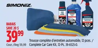 Canadian Tire Complete Car Care Kit offer