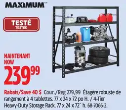 Canadian Tire Maximum Heavy-Duty Storage Rack offer