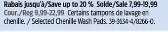 Canadian Tire SIMONIZ Selected Chenille Wash Pads offer