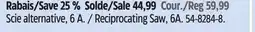Canadian Tire Certified Reciprocating Saw offer