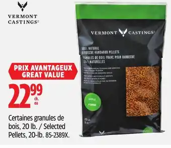 Canadian Tire Vermont Castings Selected Pellets, 20-lb offer
