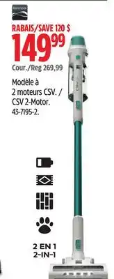 Canadian Tire Kenmore CSV 2-Motor offer