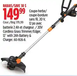 Canadian Tire 20V Cordless Grass Trimmer offer