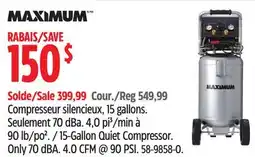 Canadian Tire Maximum 15-Gallon Quiet Compressor offer