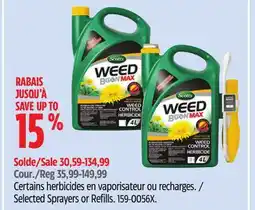 Canadian Tire Scotts Selected Sprayers or Refills offer