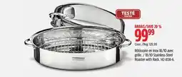 Canadian Tire Lagostina 18/10 Stainless-Steel Roaster with Rack offer