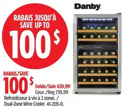Canadian Tire Danby Dual-Zone Wine Cooler offer