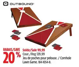 Canadian Tire Outbound Cornhole Lawn Game offer