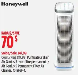 Canadian Tire Honeywell Air Genius 5 Permanent Filter Air Cleaner offer