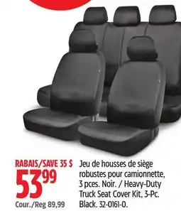 Canadian Tire AutoTrends Heavy-Duty Truck Seat Cover Kit, 3-Pc offer