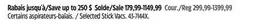 Canadian Tire Selected Stick Vacs offer
