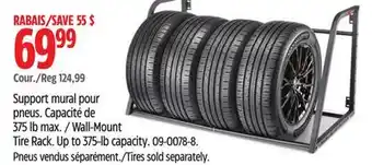 Canadian Tire Motomaster Wall-Mount Tire Rack offer
