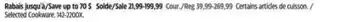 Canadian Tire Selected Cookware offer