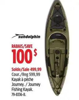 Canadian Tire Sun Dolphin Journey Fishing Kayak offer